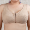 Terryluck Front-Zip Bra: The Ultimate Blend of Pure Cotton Comfort and Ease