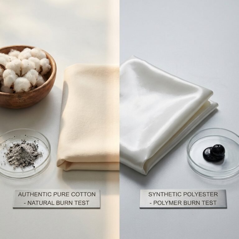 How to Tell the Difference Between Pure Natural Cotton and Synthetic Fabrics